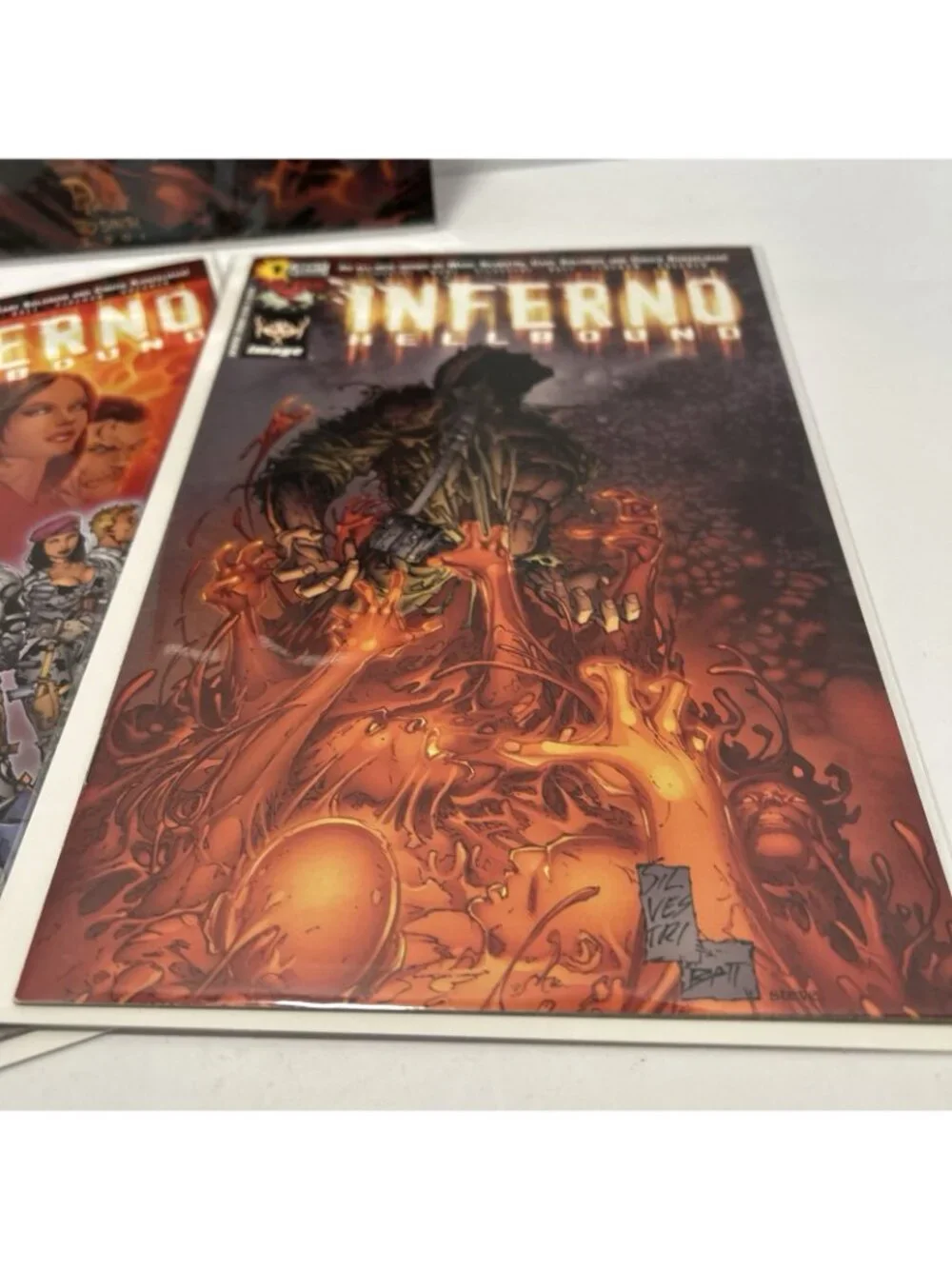 Top Cow Image Inferno Hellbound #0 & 1A, 2 Lot (Jan,2002) High Grade Comic Book